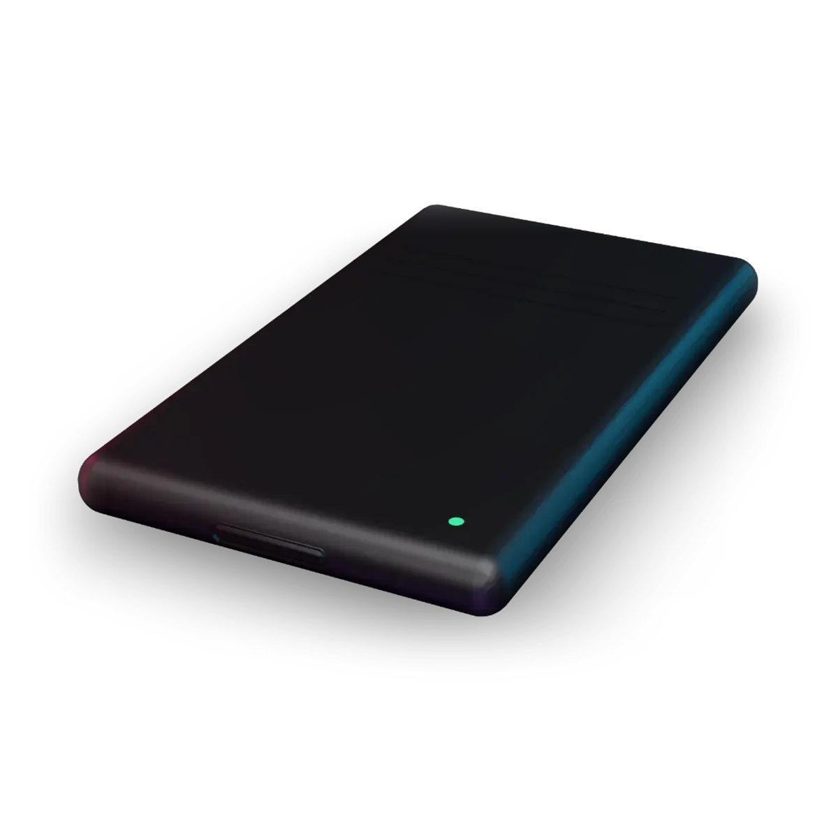 SSD Slim 1 TB en Negro mate